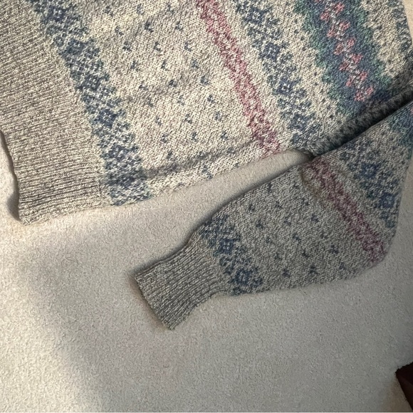 Vintage Eddie Bauer Crewneck Fair Isle Sweater - Picture 10 of 10